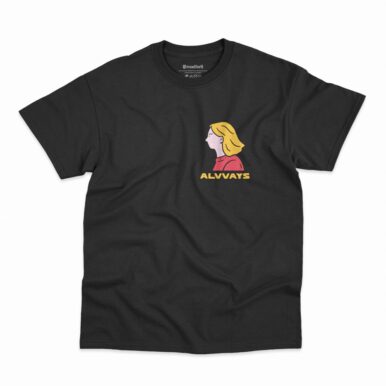 Camiseta Alvvays Not My Baby na cor preta