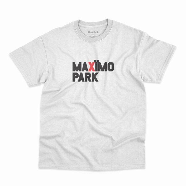 Camiseta Maxïmo Park na cor branca