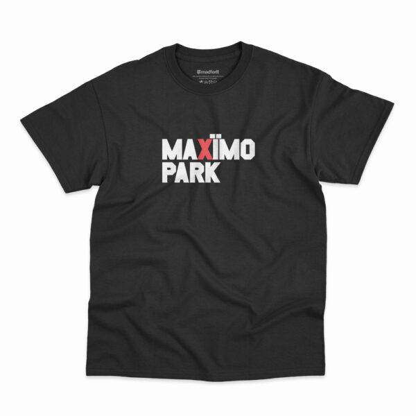 Camiseta Maximo Park Tipografia Preta