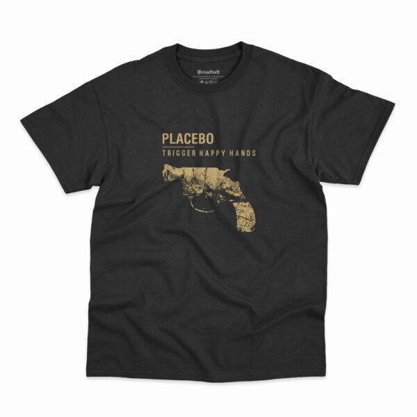 Camiseta Placebo Trigger Happy Hands na cor preta