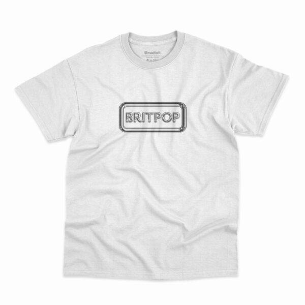 Camiseta Britpop Logo Pulp Branca