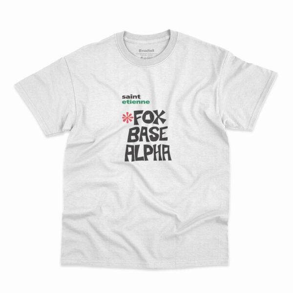 Camiseta Saint Etienne Fox Base Alpha Branca