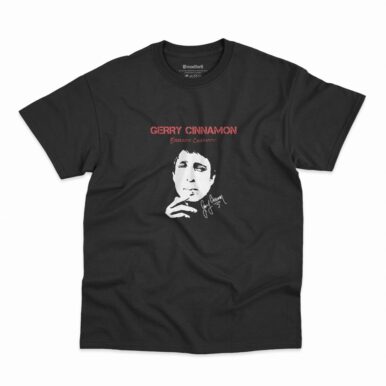 Camiseta Gerry Cinnamon Erratic Cinematic na cor preta