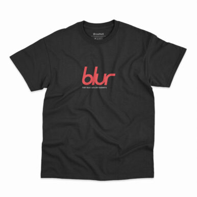 Camiseta Blur The Ballad Of Darren Logo na cor preta