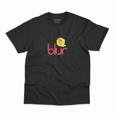 Camiseta Yall Doomed da banda Blur na cor preta