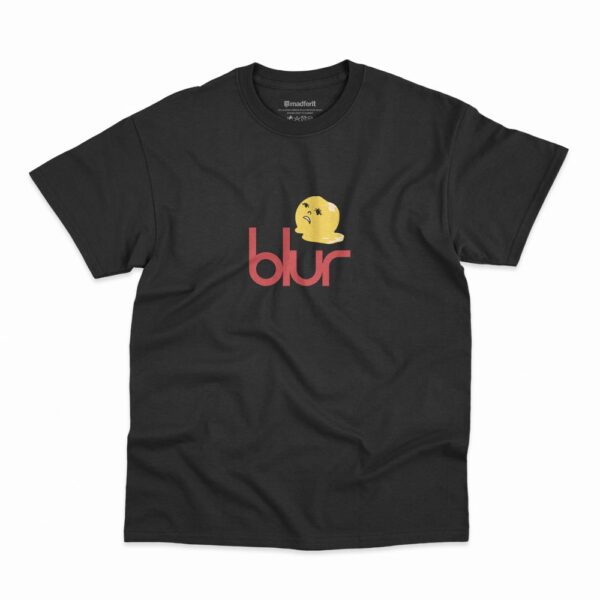 Camiseta Yall Doomed da banda Blur na cor preta