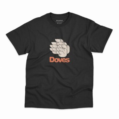 Camiseta Doves 2005 na cor preta