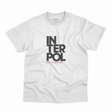 Camiseta Interpol Our Love To Admire na cor branca