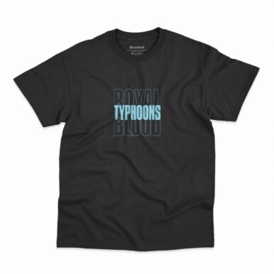 Camiseta Royal Blood Typhoons na cor preta