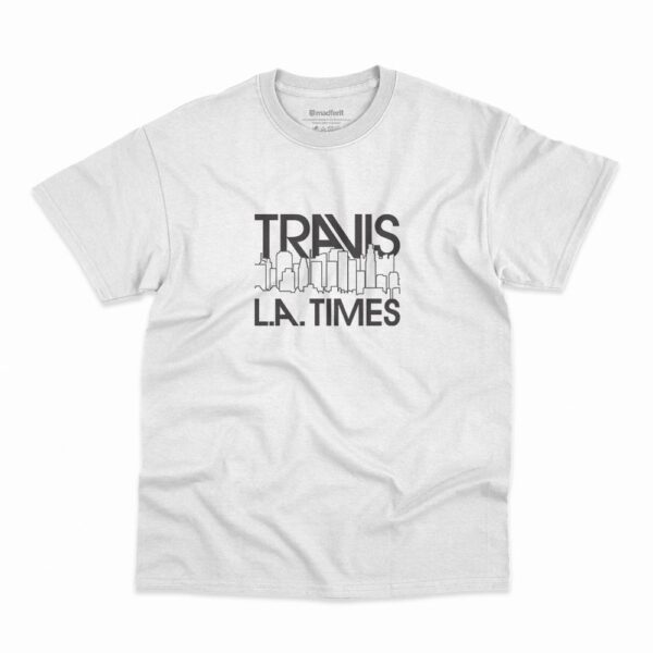 Camiseta Travis L.A. Times na cor branca