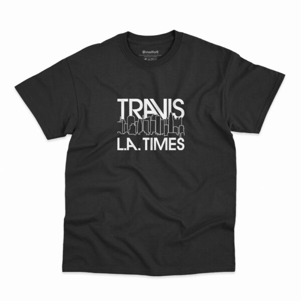 Camiseta Travis L.A. Times na cor preta