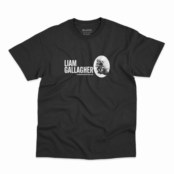 Camiseta Liam Gallagher An RKID Recording 2023 na cor preta