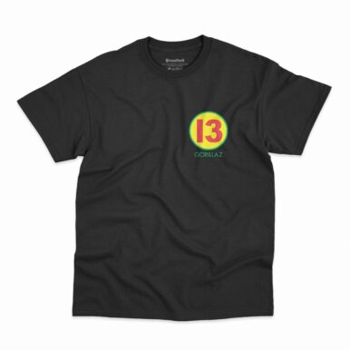 Camiseta Gorillaz Samba At 13 na cor preta