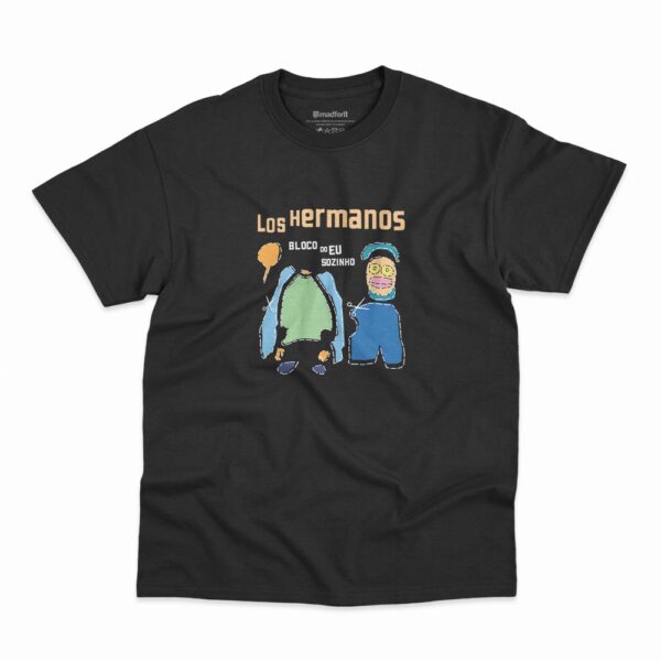 Camiseta Los Hermanos Todo Carnaval Tem Seu Fim na cor preta