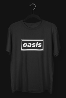 Camiseta Oasis Logo Destaque Fundo