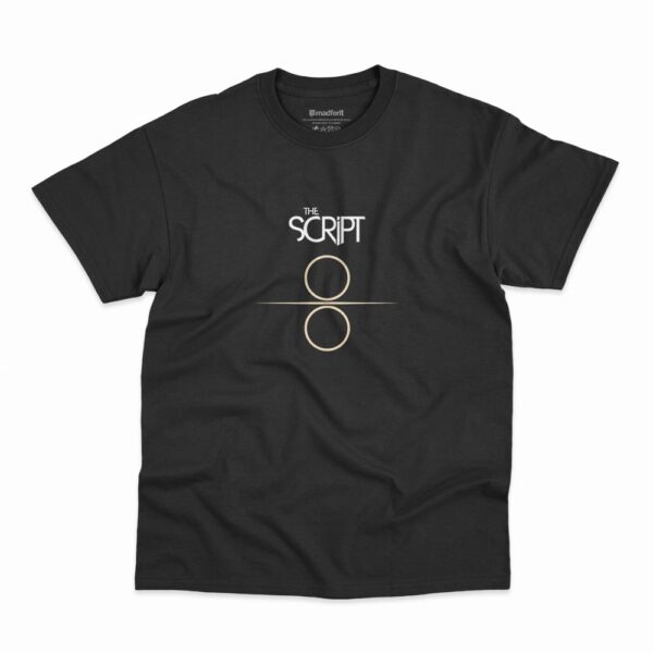 Camiseta The Scripts Sunsets And Full Moons na cor preta