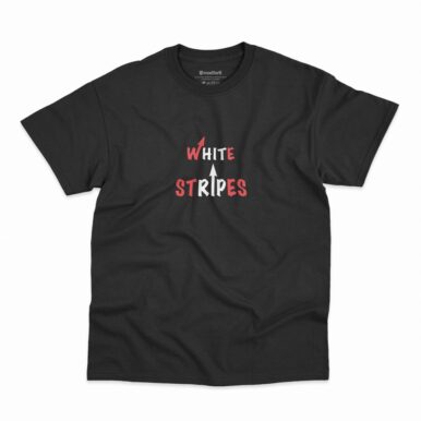 Camiseta The White Stripes XX na cor preta