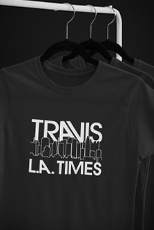 Camiseta Travis LA Times Novidade Fundo