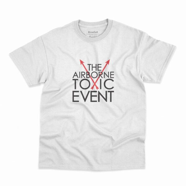 Camiseta The Airborne Toxic Event Arrows na cor branca