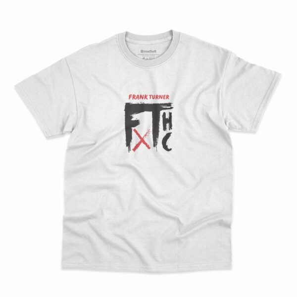 Camiseta Frank Turner FTHC na cor branca