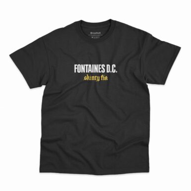 Camiseta Fontaines DC Skinty Fia na cor preta